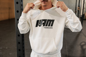 White KAM x Core Hoodie in M.
